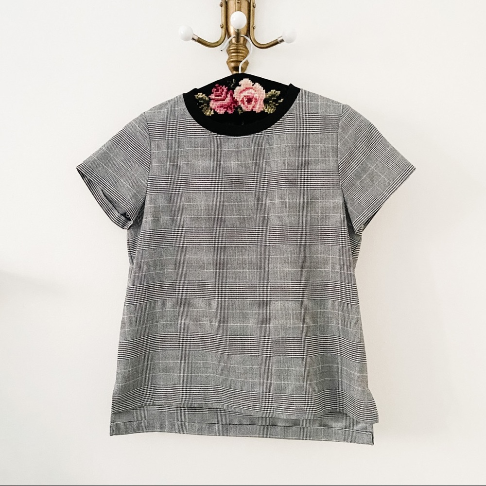 Gary Plaid Blouse